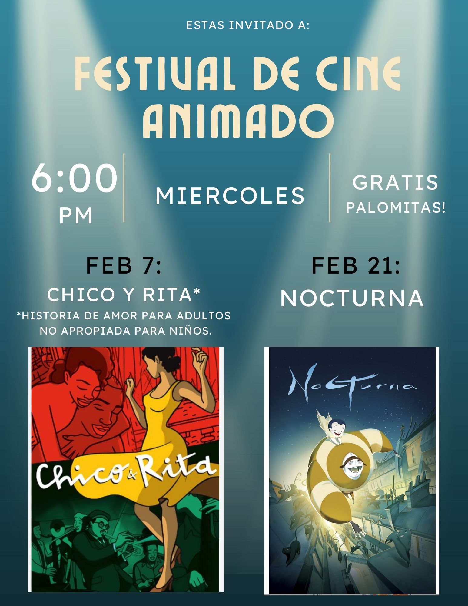 Animated Film Festival/ Festival de Cine Animado – Lopez Island Library