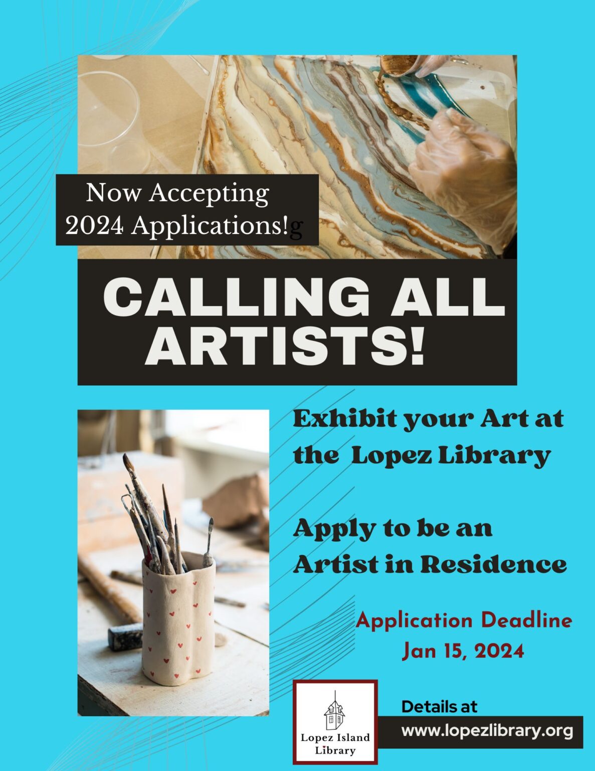 Calling All Artists For 2024 Lopez Island Library   Now Accepting Applicationsg 1187x1536 